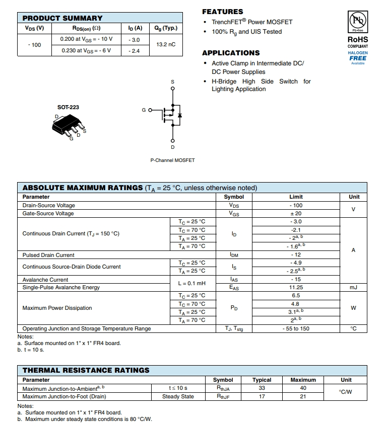 FQT5P10TF參數(shù)