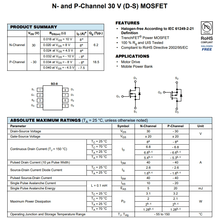 FDS8960C-NL參數(shù) FDS8960C-NL參數(shù)