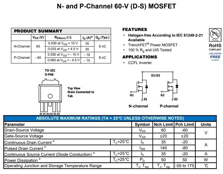 AOD603A參數(shù) AOD603A參數(shù)
