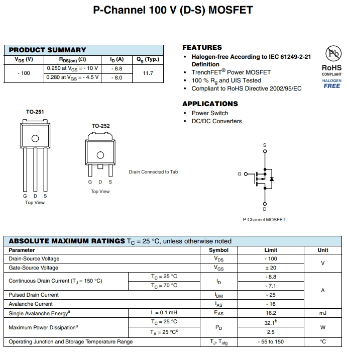 MTD6P10ET4參數(shù) MTD6P10ET4參數(shù)