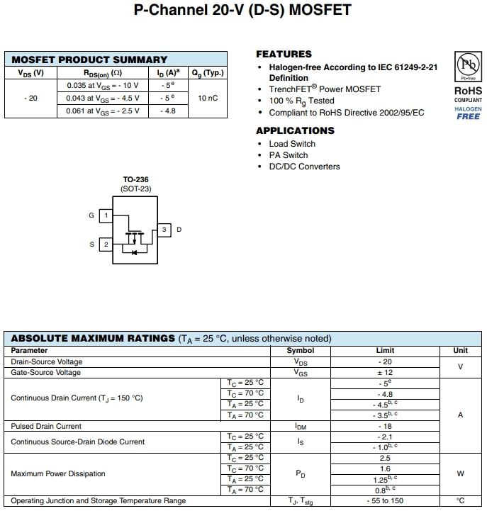 NTR1P02T1G參數(shù)