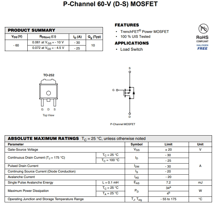 IRFR9024TRPBF參數(shù)