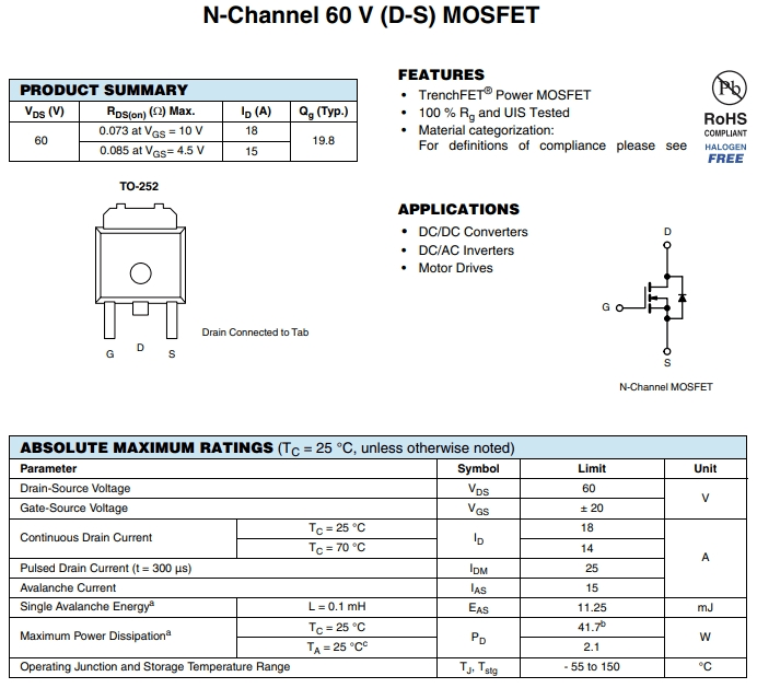 EMB60N06A參數(shù)